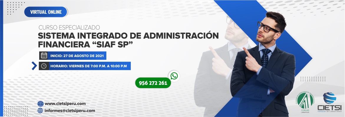 CURSO ESPECIALIZADO SIAF SP 2DA EDICIÓN 2021